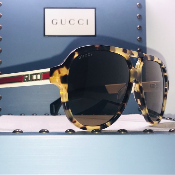 Aviator Acetate Gg0463s-005 Sunglasses - Picture 8 of 10